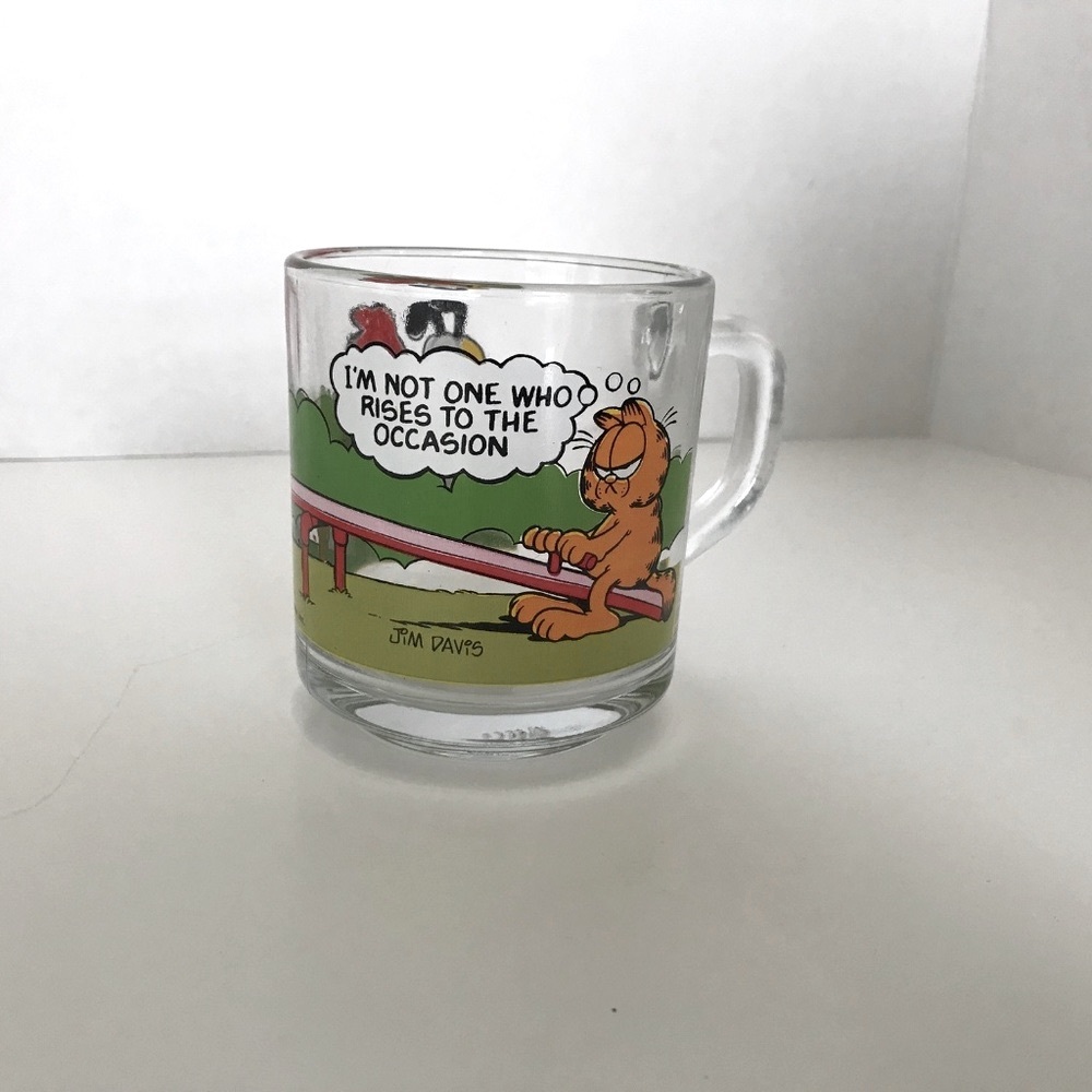 Vintage glass mug